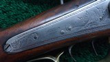 VERY FINE PERCUSSION HALF STOCK TARGET RIFLE - 8 of 22