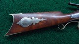 VERY FINE PERCUSSION HALF STOCK TARGET RIFLE - 20 of 22