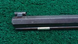 VERY FINE PERCUSSION HALF STOCK TARGET RIFLE - 15 of 22