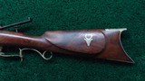 VERY FINE PERCUSSION HALF STOCK TARGET RIFLE - 18 of 22