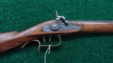 *Sale Pending* - HALF STOCK PERCUSSION RIFLE - 1 of 19