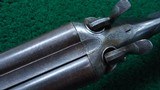 DOUBLE BARREL HAMMER 8 GAUGE SHOTGUN BY CHARLES LANCASTER - 13 of 24