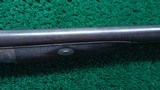 DOUBLE BARREL HAMMER 8 GAUGE SHOTGUN BY CHARLES LANCASTER - 5 of 24