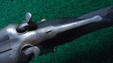 DOUBLE BARREL HAMMER 8 GAUGE SHOTGUN BY CHARLES LANCASTER - 11 of 24