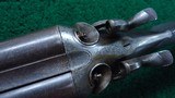 DOUBLE BARREL HAMMER 8 GAUGE SHOTGUN BY CHARLES LANCASTER - 16 of 24