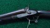 DOUBLE BARREL HAMMER 8 GAUGE SHOTGUN BY CHARLES LANCASTER - 2 of 24