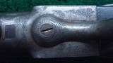 DOUBLE BARREL HAMMER 8 GAUGE SHOTGUN BY CHARLES LANCASTER - 14 of 24