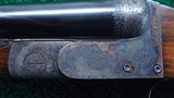 VERY FINE JULES BURY BEST GRADE BOXLOCK 450 BPE DOUBLE RIFLE - 8 of 25