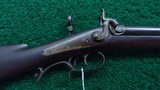 *Sale Pending* - GREAT DOUBLE BARREL PERCUSSION RIFLE BY NELSON LEWIS OF NEW YORK - 1 of 20