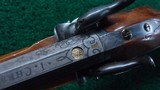 FANTASTIC SILVER MOUNTED PERCUSSION COMBINATION GUN BY KUCHENREUTER - 11 of 25