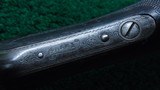 VERY RARE FACTORY ENGRAVED WHITNEY STYLE ROLLING BLOCK RIFLE - 17 of 25