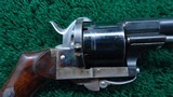 VERY FINE FRENCH FOLDING TRIGGER PINFIRE REVOLVER - 6 of 14