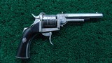 ENGRAVED LORON BREVETE PINFIRE REVOLVER - 1 of 13