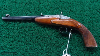 NICE GERMAN FLOBERT STYLE PISTOL MARKED JACOB SACHRAUTER - Image 2 of 17