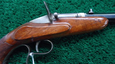 NICE GERMAN FLOBERT STYLE PISTOL MARKED JACOB SACHRAUTER - Image 6 of 17