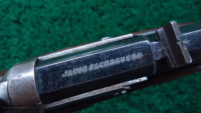 NICE GERMAN FLOBERT STYLE PISTOL MARKED JACOB SACHRAUTER - Image 8 of 17