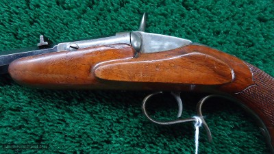 NICE GERMAN FLOBERT STYLE PISTOL MARKED JACOB SACHRAUTER - Image 7 of 17