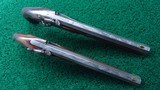 PAIR OF CONTEMPORARY MADE PERCUSSION STYLE PISTOLS - 3 of 13