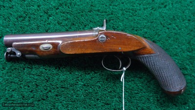 ENGLISH MADE PERCUSSION SINGLE SHOT PISTOL BY WILLIAMS - Image 2 of 12