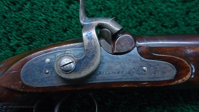 ENGLISH MADE PERCUSSION SINGLE SHOT PISTOL BY WILLIAMS - Image 6 of 12