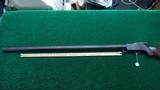 HUGE UNDER HAMMER PERCUSSION BENCH TARGET RIFLE BY A.J. & J.W. WEICHOLD - 20 of 20