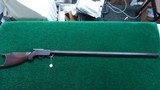 HUGE UNDER HAMMER PERCUSSION BENCH TARGET RIFLE BY A.J. & J.W. WEICHOLD - 19 of 20
