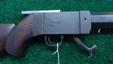 HUGE UNDER HAMMER PERCUSSION BENCH TARGET RIFLE BY A.J. & J.W. WEICHOLD - 3 of 20