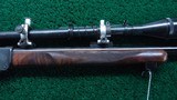ENGRAVED HIGH WALL CUSTOM TARGET RIFLE BY NIEDNER RIFLE CORP - 3 of 17