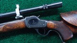ENGRAVED HIGH WALL CUSTOM TARGET RIFLE BY NIEDNER RIFLE CORP - 2 of 17