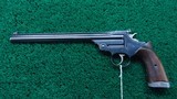 NICE S&W SINGLE SHOT TARGET PISTOL WITH 10 INCH BARREL 22 CAL - 2 of 12