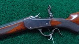 DELUXE WINCHESTER MODEL 1885 LOW WALL 22 LONG RIFLE - 2 of 17