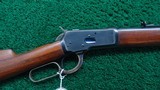ANTIQUE WINCHESTER MODEL 1892 RIFLE 38-40 CAL - 1 of 17