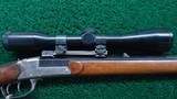 *Sale Pending* - HAMMERLESS GERMAN SINGLE SHOT RIFLE WITH SCOPE - 5 of 17