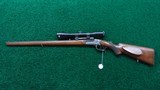 *Sale Pending* - HAMMERLESS GERMAN SINGLE SHOT RIFLE WITH SCOPE - 16 of 17