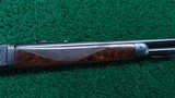 DELUXE WINCHESTER MODEL 1886 ENGRAVED RIFLE CAL 33 WCF - 5 of 19