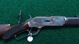 FANTASTIC DLX WINCHESTER MODEL 1876 RIFLE CAL 45-60 - 1 of 21