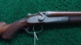 BRITISH MANUFACTURED HENRY CLARKE DOUBLE BARREL HAMMER SHOTGUN 16 GAUGE - 1 of 22