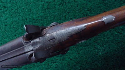 J. HAYDEN ENGLISH DOUBLE BARREL PERCUSSION SHOTGUN - Image 11 of 18