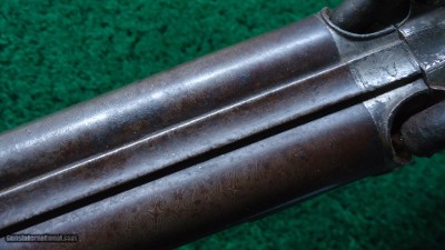 J. HAYDEN ENGLISH DOUBLE BARREL PERCUSSION SHOTGUN - Image 6 of 18