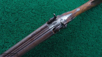 J. HAYDEN ENGLISH DOUBLE BARREL PERCUSSION SHOTGUN - Image 4 of 18