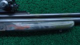 SAVAGE MODEL 24F O/U COMBINATION GUN WITH 22 HORNET AND 12 GAUGE BARRELS - 5 of 19