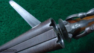 VERY INTERESTING PINFIRE HAMMER 16 GAUGE SHOTGUN - Image 13 of 22