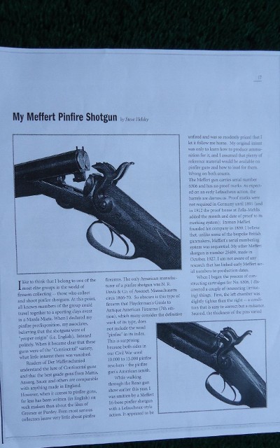 VERY INTERESTING PINFIRE HAMMER 16 GAUGE SHOTGUN - Image 17 of 22