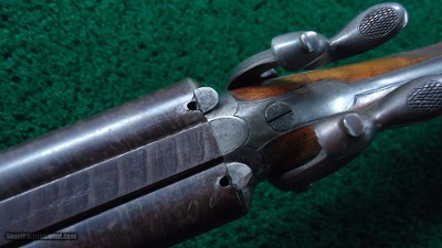 VERY INTERESTING PINFIRE HAMMER 16 GAUGE SHOTGUN - Image 12 of 22