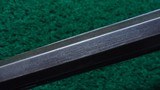 VERY RARE WINCHESTER MODEL 1873 TAKE DOWN FRAME CAL 22 SHORT - 10 of 18