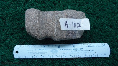 2/3 OF A STONE AX - SPLIT VERTICALLY - Image 7 of 7