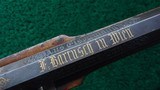 VERY FINE AUSTRIAN REVERSE ACTION PERCUSSION RIFLE BY BARTUSCH - 6 of 25