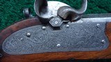 VERY FINE AUSTRIAN REVERSE ACTION PERCUSSION RIFLE BY BARTUSCH - 8 of 25
