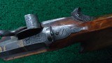 VERY FINE AUSTRIAN REVERSE ACTION PERCUSSION RIFLE BY BARTUSCH - 11 of 25