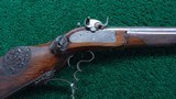 VERY FINE AUSTRIAN REVERSE ACTION PERCUSSION RIFLE BY BARTUSCH - 1 of 25